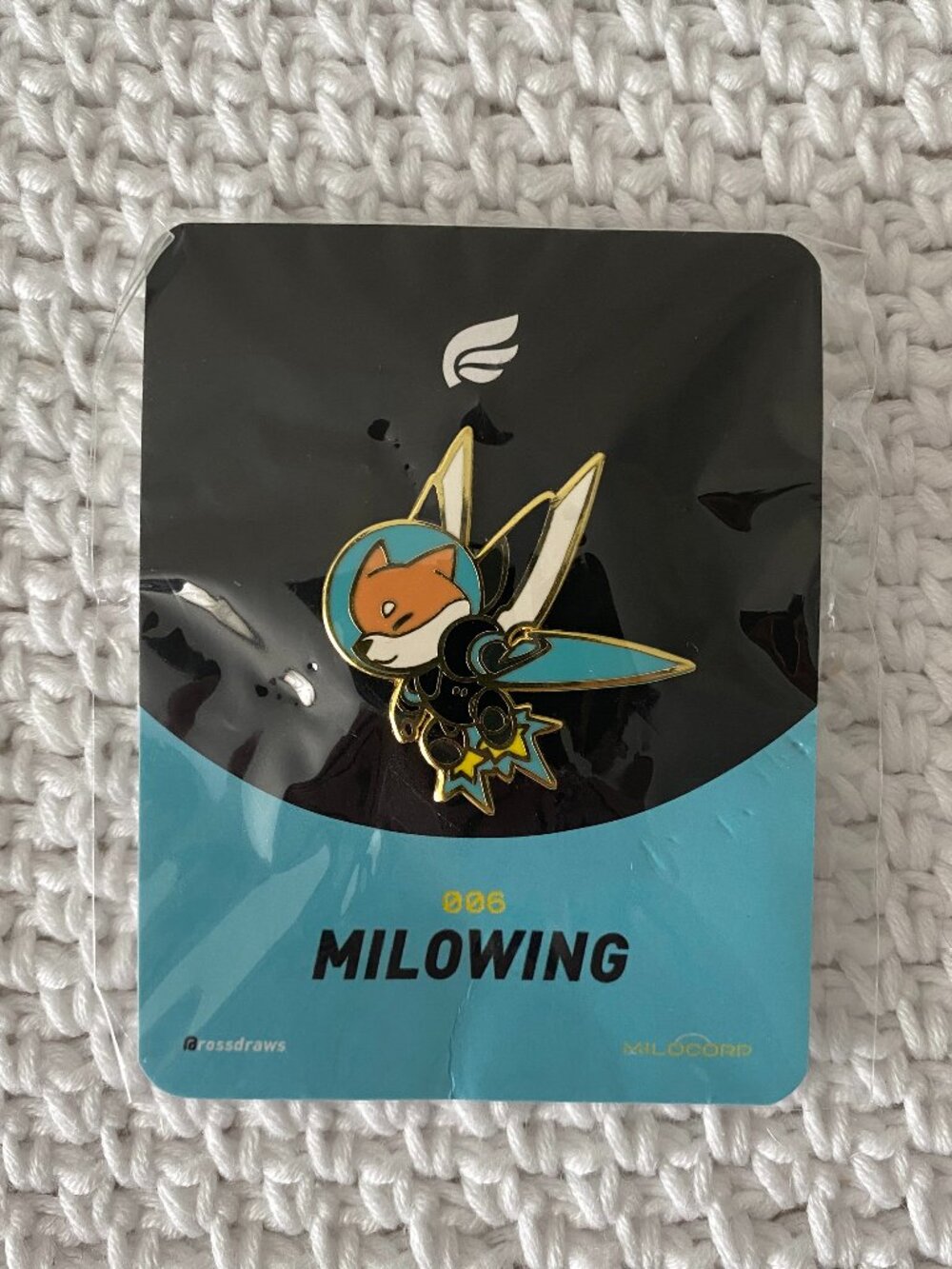 RossDraws (Ross Tran) 006 "Milowing" Enamel Pin